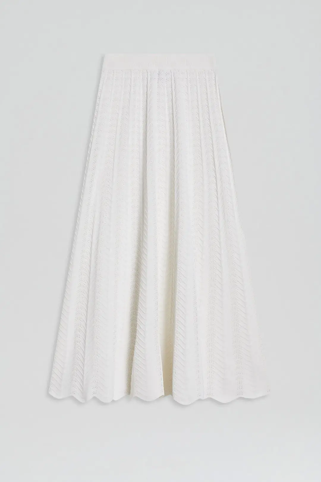 Pleat Lace White Set for rent on The Volte - main image