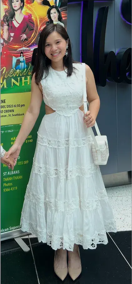 Zimmermann White Linen Cut-out Cassia Sleeveless Midi Dress size 6 for rent on The Volte - main image