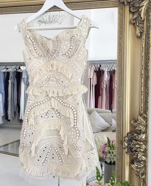 Thurley Stars Align Mini Dress size 12 for rent on The Volte - main image