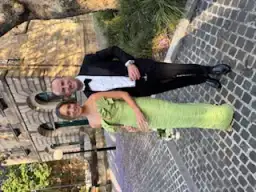 Rachel Gilbert Jensen Gown Pistachio - size 8 for rent on The Volte - image 2