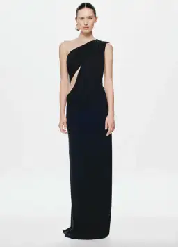 Misha, THE SOLSTICE CUPRO DRESS, Black, maxi, size 8 for rent on The Volte - image 1