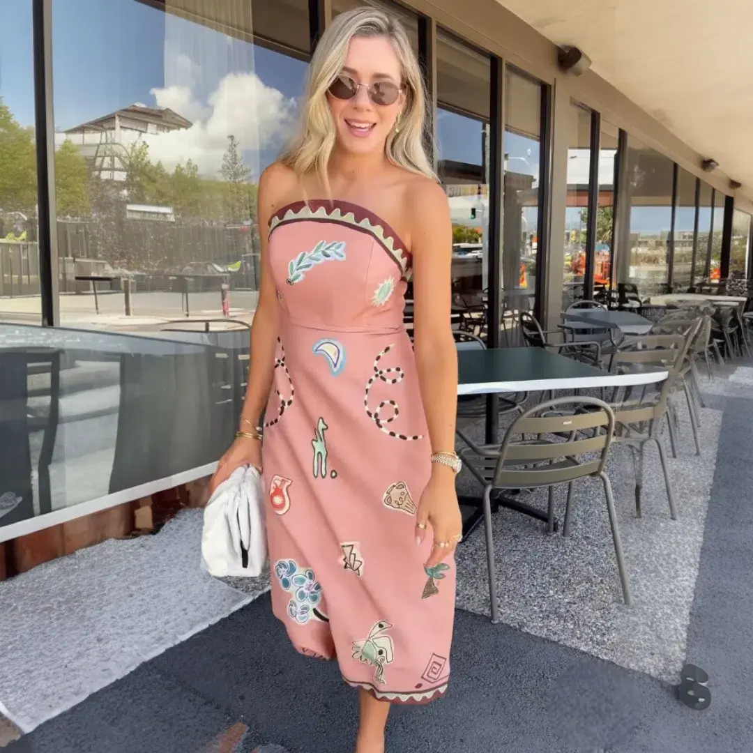 Alemais Laurence Midi Dress Size 12 for rent on The Volte - main image