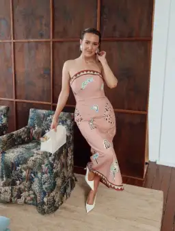 Alemais Laurence Midi Dress Size 12 for rent on The Volte - image 3