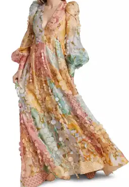 Zimmermann Tempo Patch Rainbow Gown size 6 for rent on The Volte - image 3
