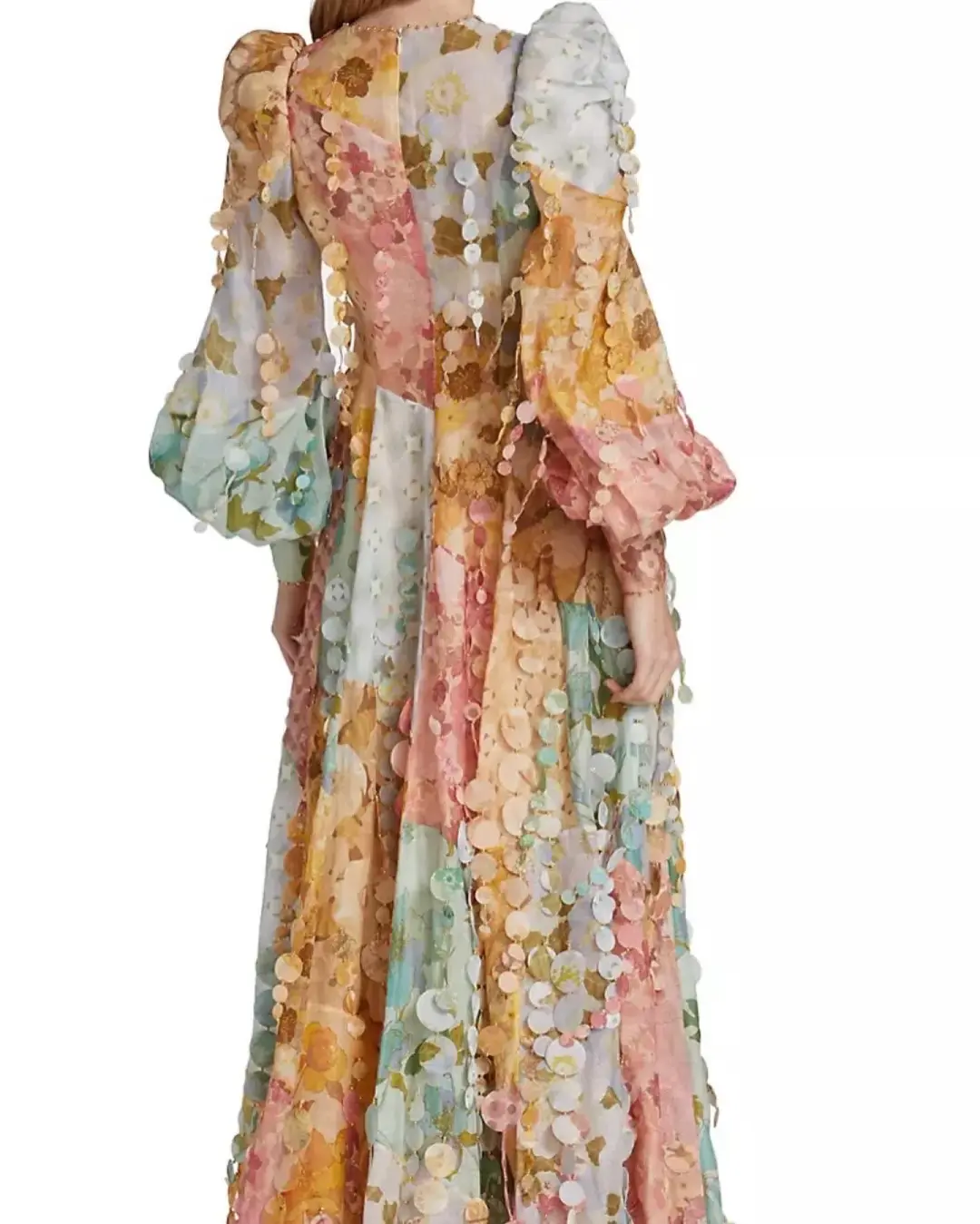 Zimmermann Tempo Patch Rainbow Gown size 6 for rent on The Volte - main image
