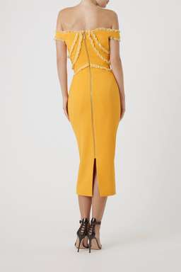 Rachel Gilbert Kiki Dress Yellow Size 10 for rent on The Volte - image 2