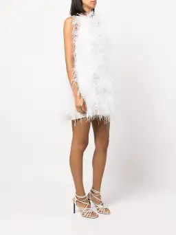 Shannon Dress Ostrich Dress for rent on The Volte - image 2