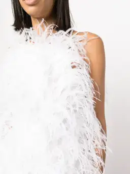 Shannon Dress Ostrich Dress for rent on The Volte - image 4