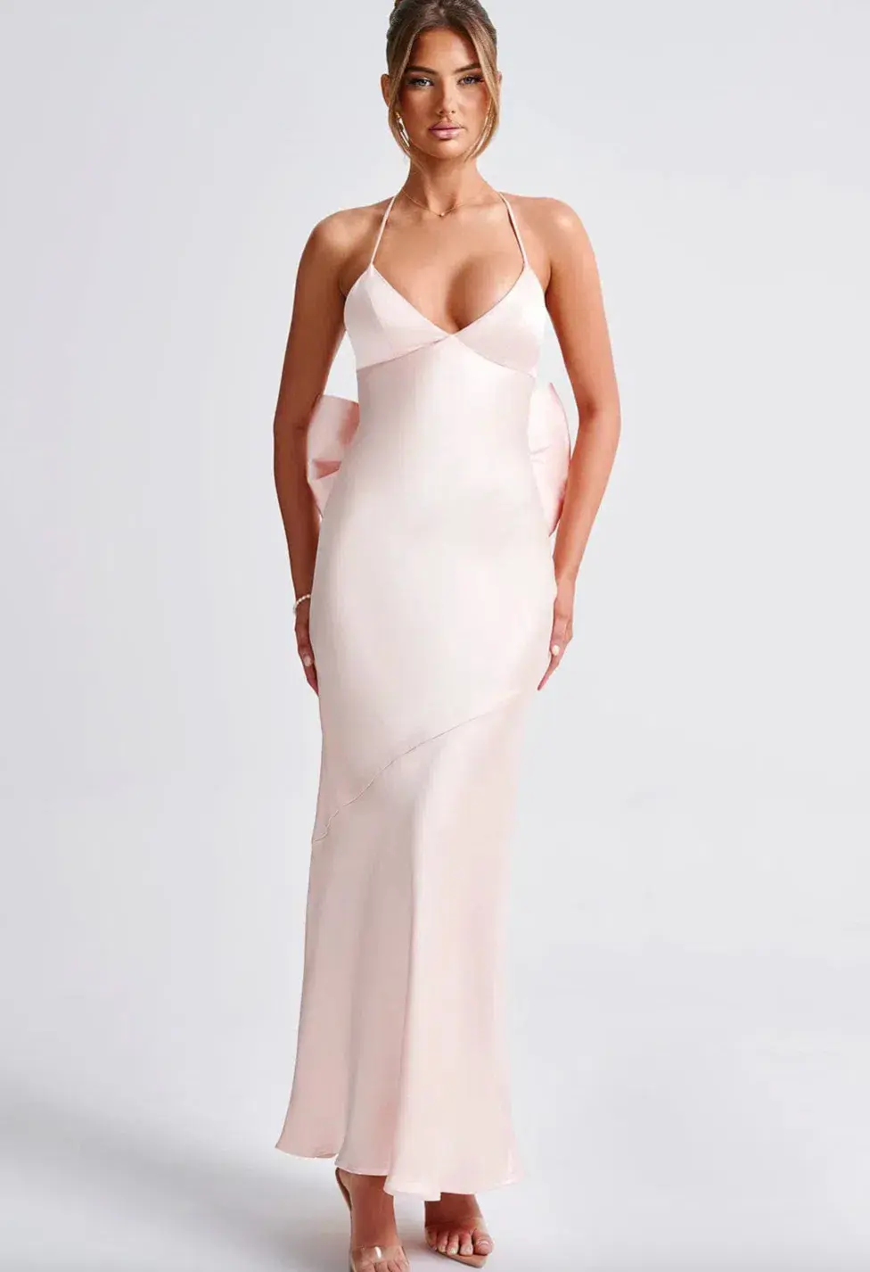 Sarita Maxi Dress Blush - Image 1