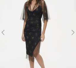 Manning Cartell Blitz Glitz Dress Black Size 8 for rent on The Volte - image 1