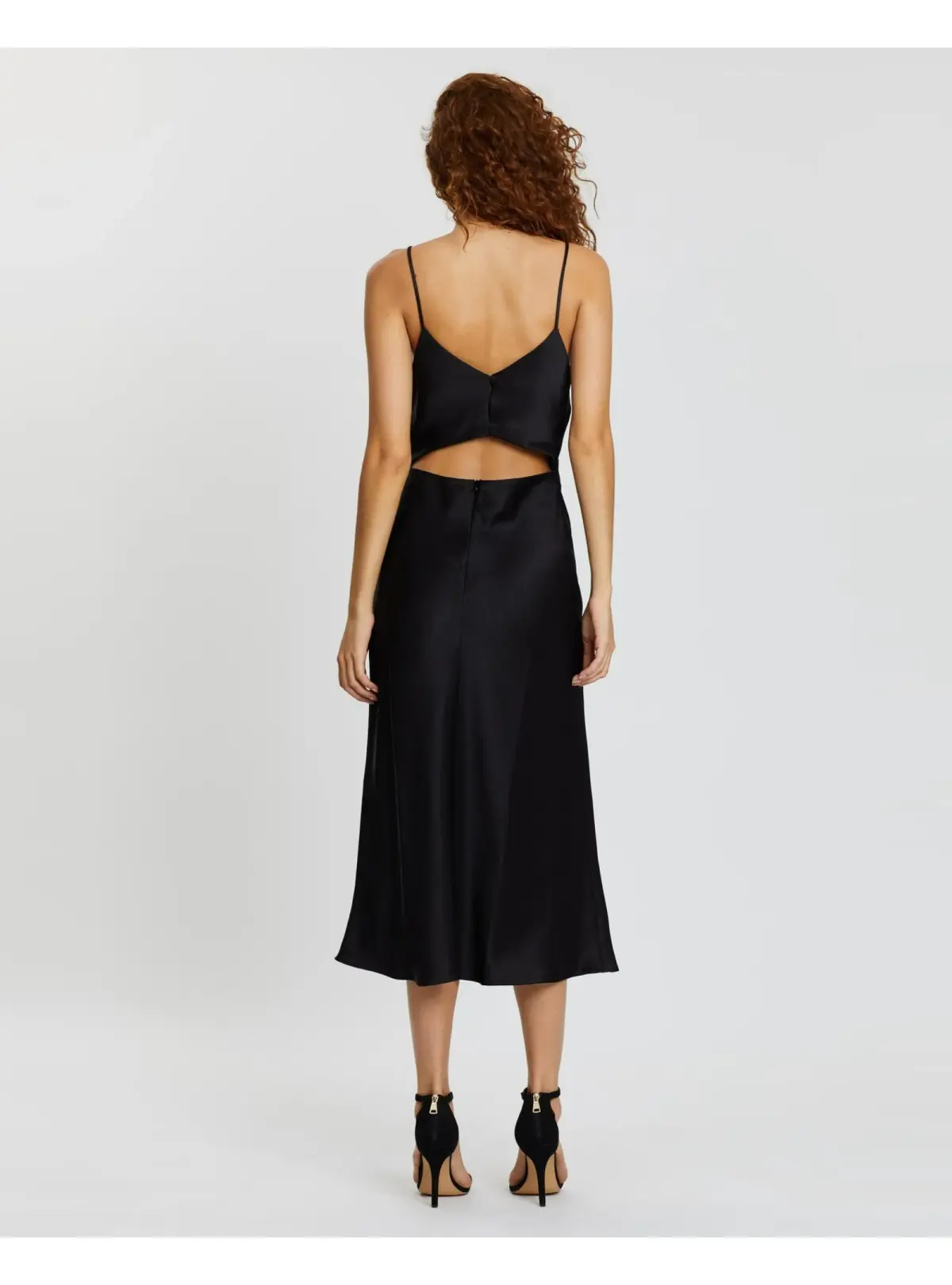 Bec & Bridge Mila Midi Dress Black Size AU 6 - Image 4