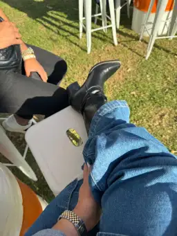 Denim Corset Top And Pant Set for rent on The Volte - image 4