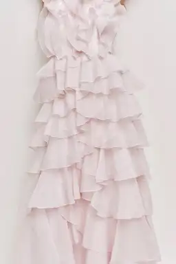 Aje Cleo Gown in Pastel Pink for rent on The Volte - image 3