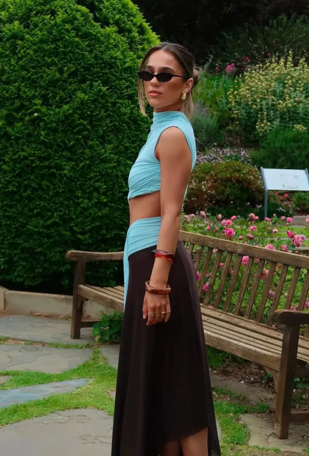 Bec + Bridge Conni Aysm Midi Dress size 12 for rent on The Volte - main image