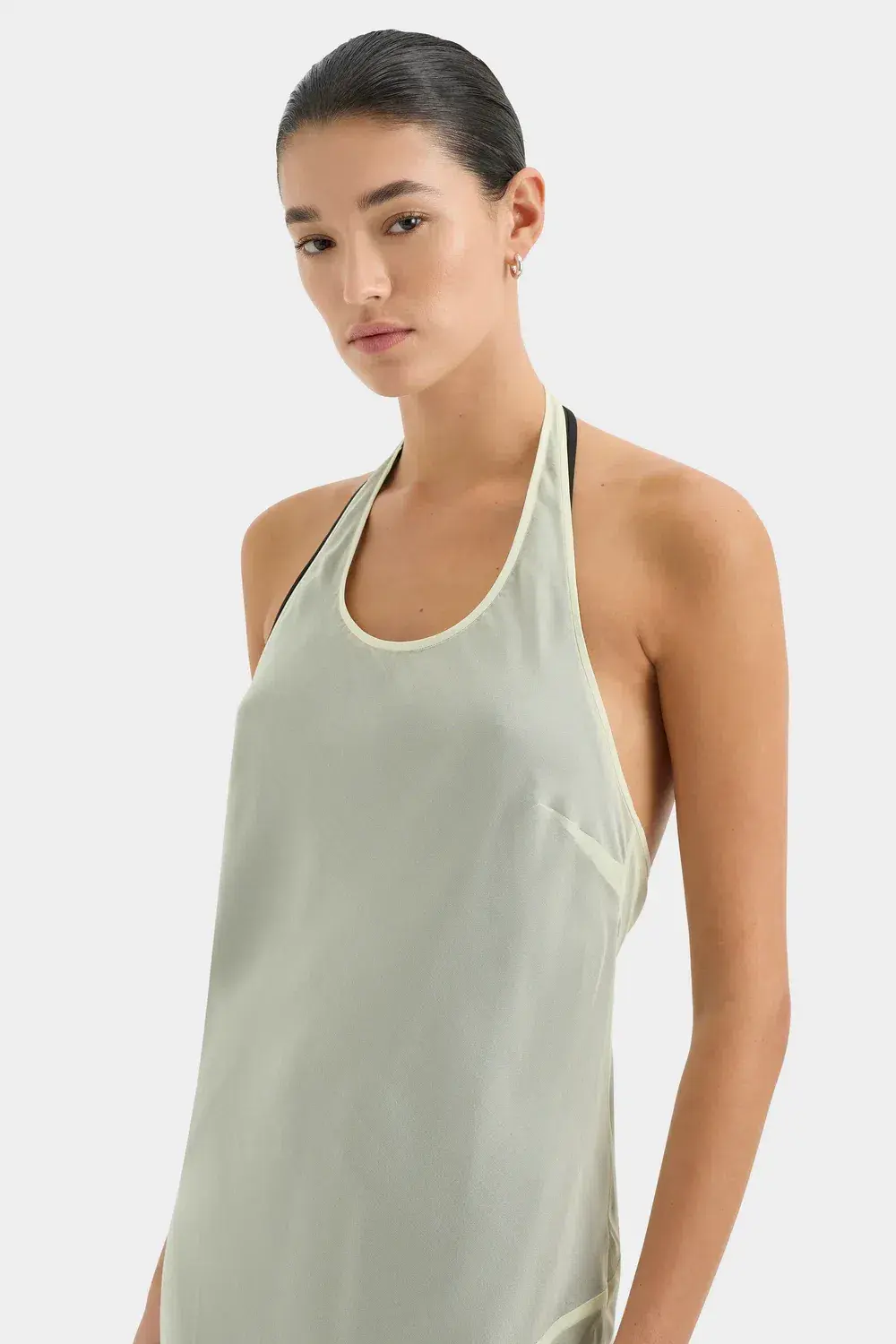 Sir the Label Strobe Halter Dress for rent on The Volte - main image