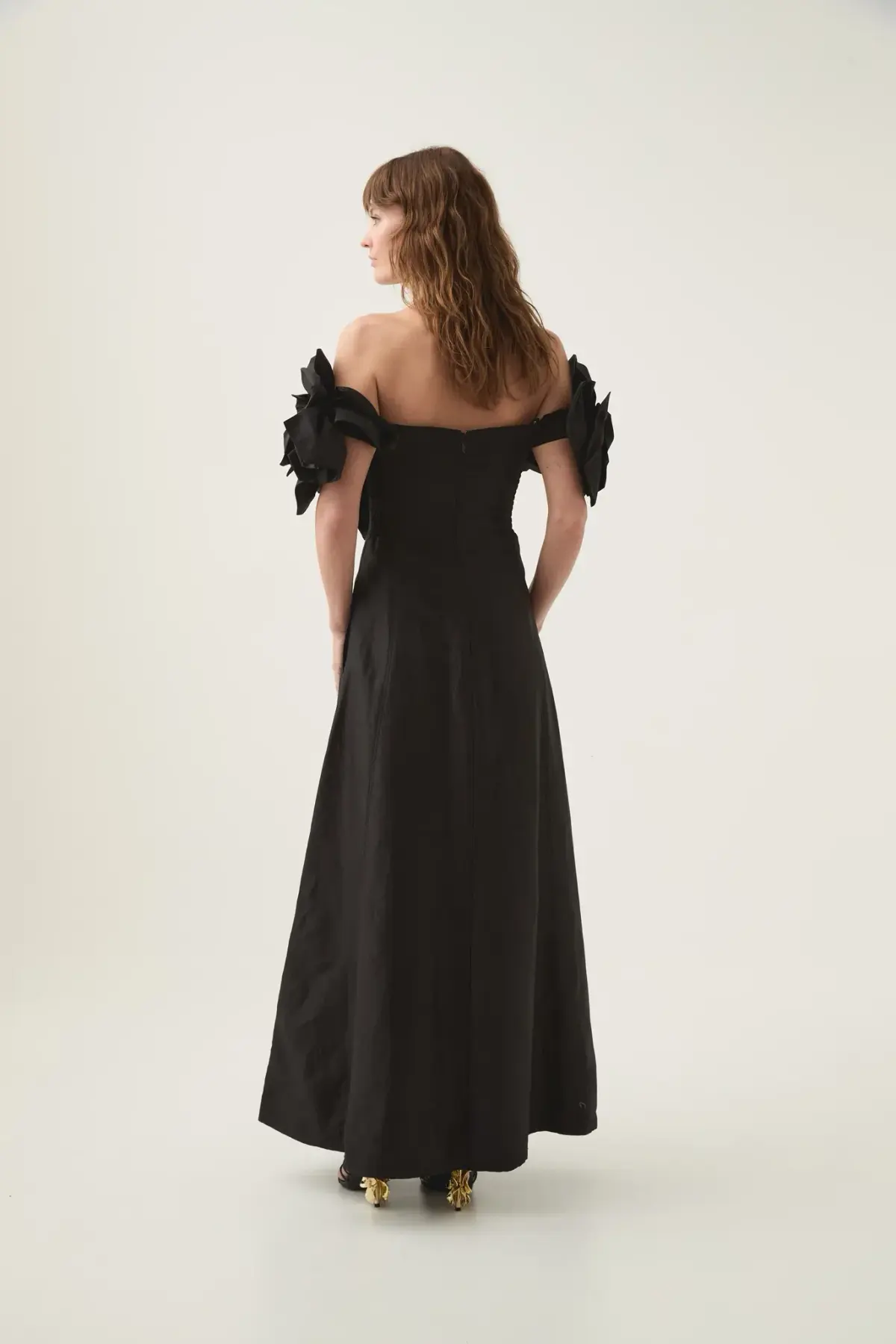 Aje Etta Midi Dress size 12 Black - Image 5