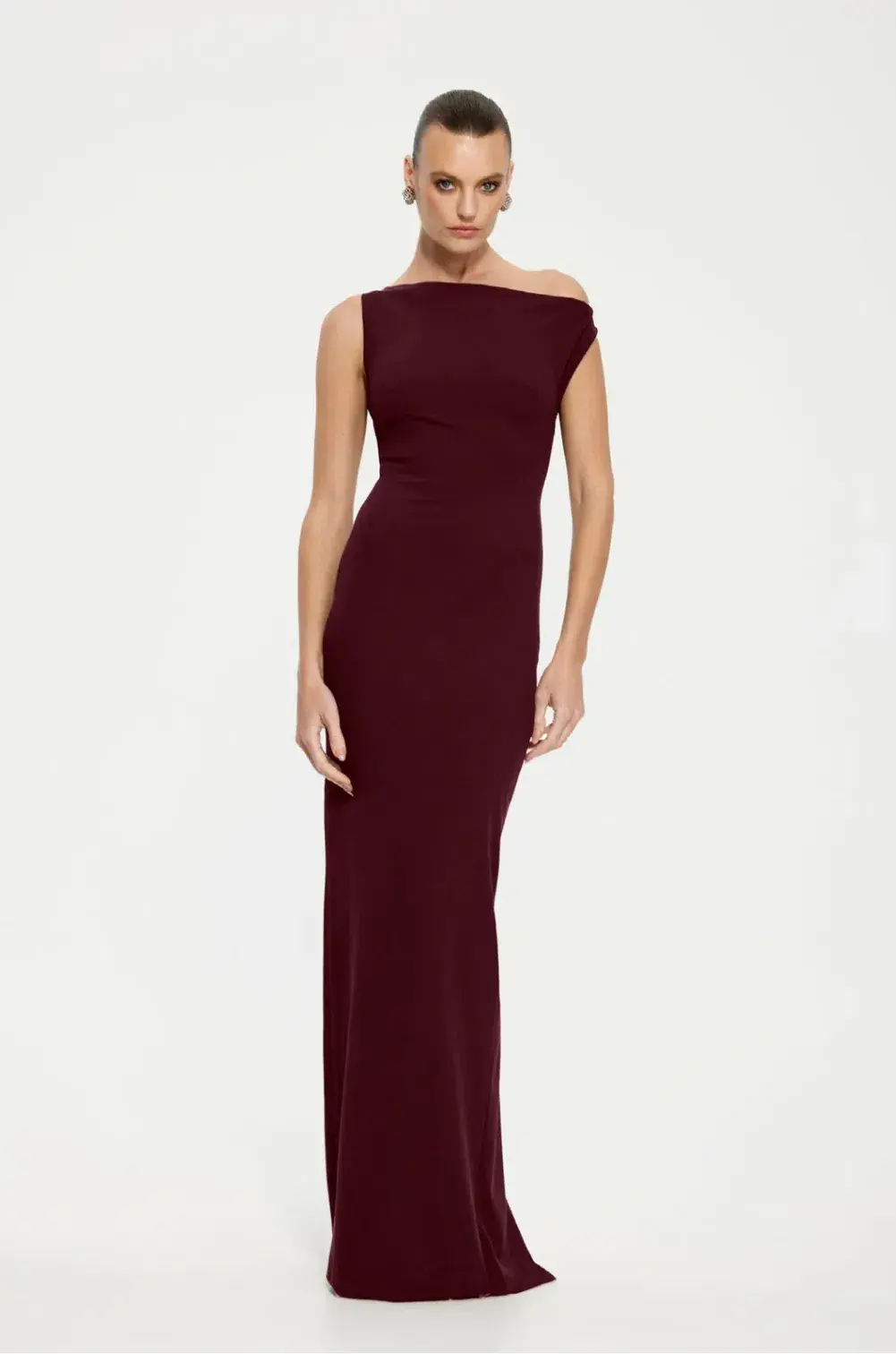 Effie Kats Inaya Gown Wine XL (14) - Image 1