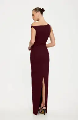 Effie Kats Inaya Gown Wine XL (14) for rent on The Volte - image 2