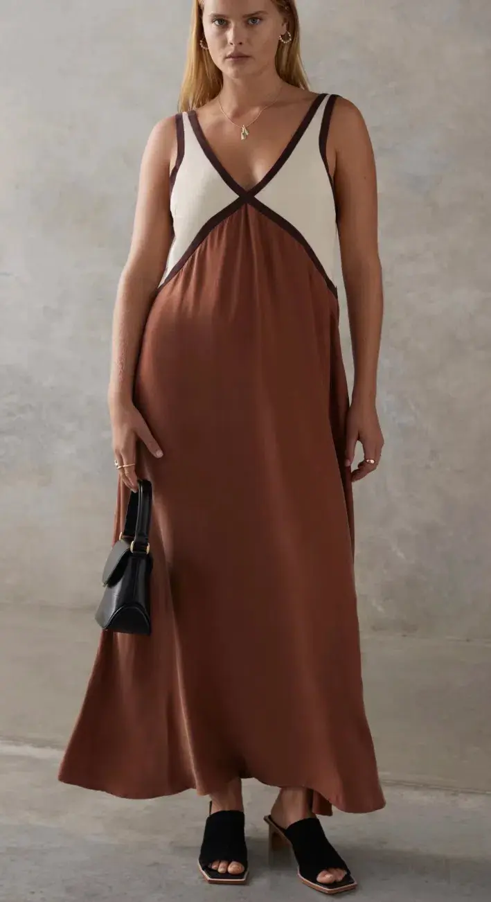 Sancia Naomi Maxi Dress Ochre size XL - Image 4