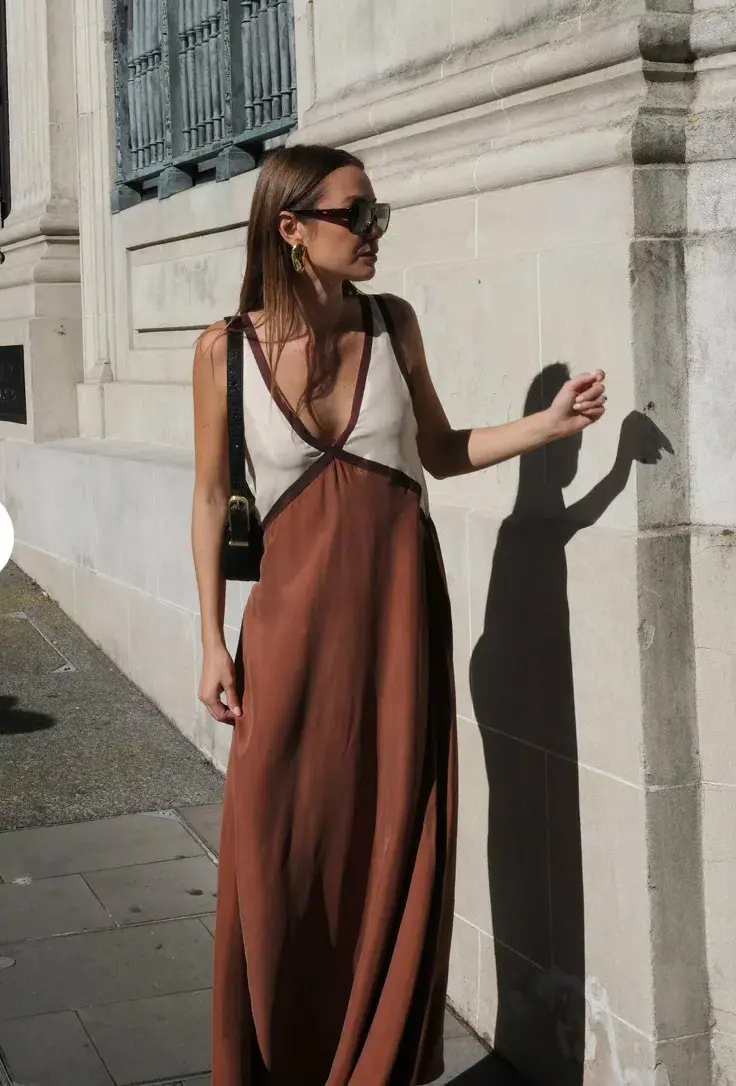 Sancia Naomi Maxi Dress Ochre size XL - Image 2