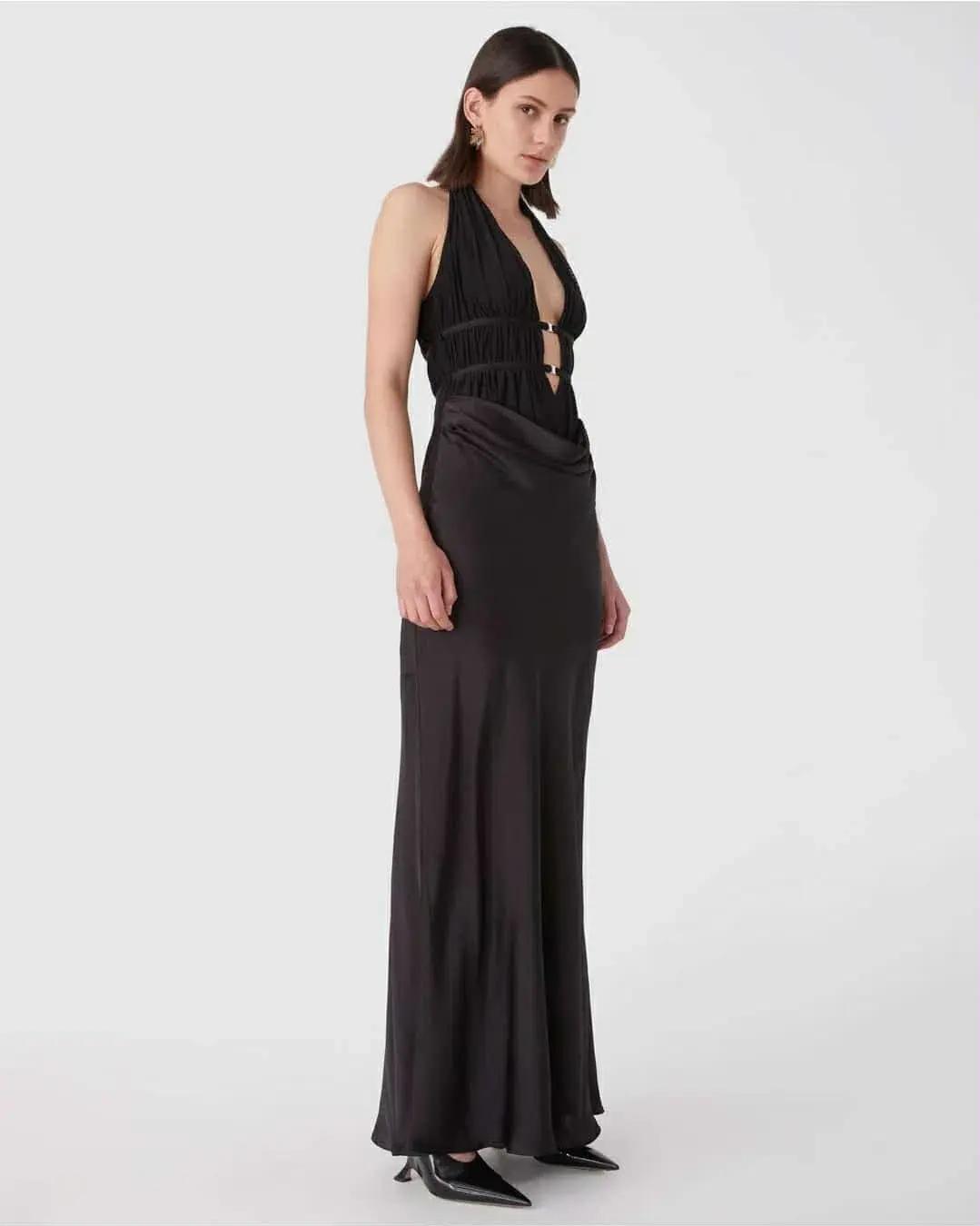 Misha THE 'CELINE' SATIN DRESS for rent on The Volte - main image