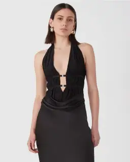 Misha THE 'CELINE' SATIN DRESS for rent on The Volte - image 5