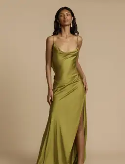 Arcina Ori, Odessa Dress, Pistachio, Size M / 10 for rent on The Volte - image 5