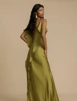 Arcina Ori, Odessa Dress, Pistachio, Size M / 10 for rent on The Volte - image 4