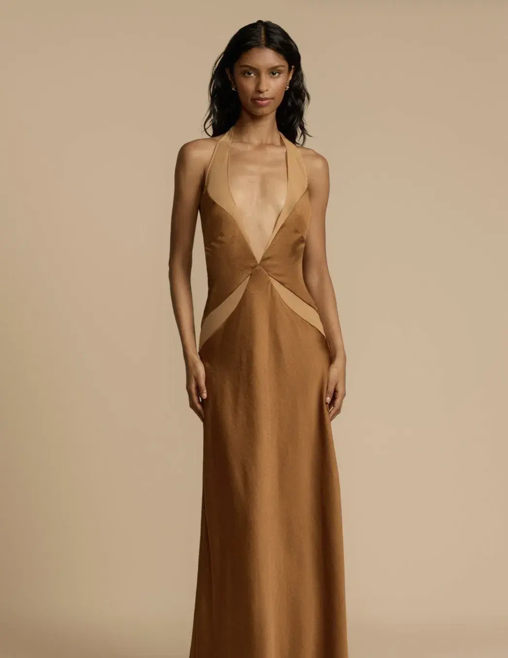 Arcina Ori, Devora Dress, Toffee, Size M / 10 - Image 5