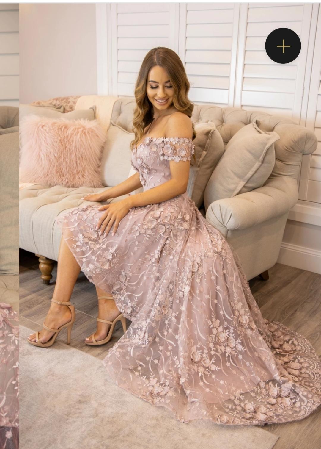 Marian Rahme Rosetta Gown size 8 for rent on The Volte - main image