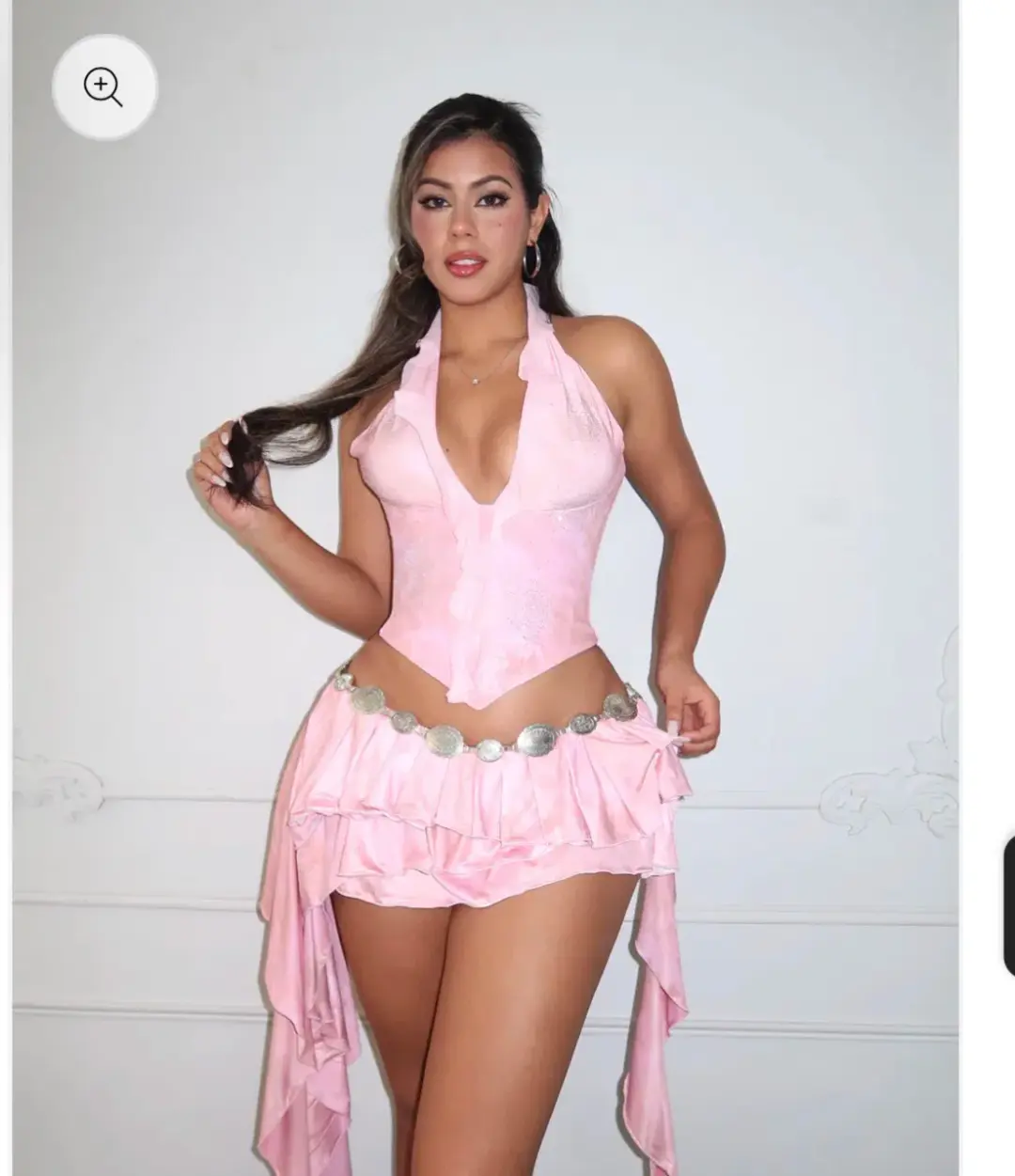 Luz Castillo “Kali” Pink Set for rent on The Volte - main image