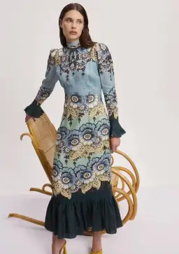 Alemais Madelena Midi Dress Size 10 for rent on The Volte - image 2