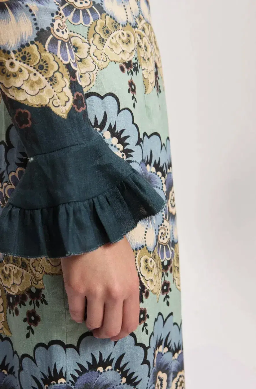 Alemais Madelena Midi Dress Size 10 for rent on The Volte - main image