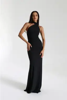 Natalie Rolt Fabienne Dress Black Size 1 for rent on The Volte - image 1