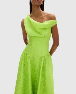 Rachel Gilbert Elley Dress Green 6/AU18 for rent on The Volte - image 4