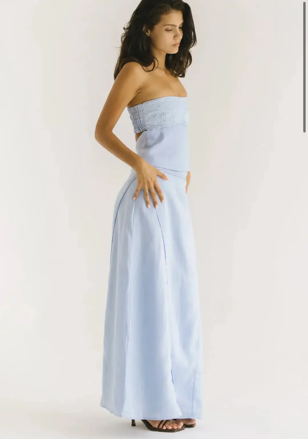 Eisha Sofia Bustier and Resort Maxi Skirt for rent on The Volte - main image