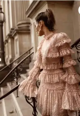 Alice McCall Calypso Mini Dress, Blush Size 10 for rent on The Volte - image 4