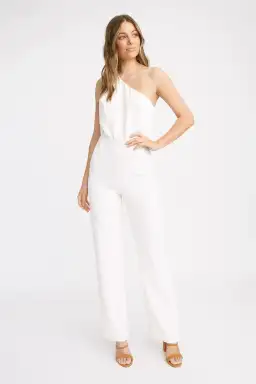 Kookai Aria Jumpsuit White Size 10 for rent on The Volte - image 1
