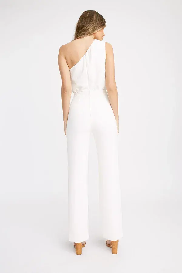 Kookai Aria Jumpsuit White Size 10 for rent on The Volte - main image