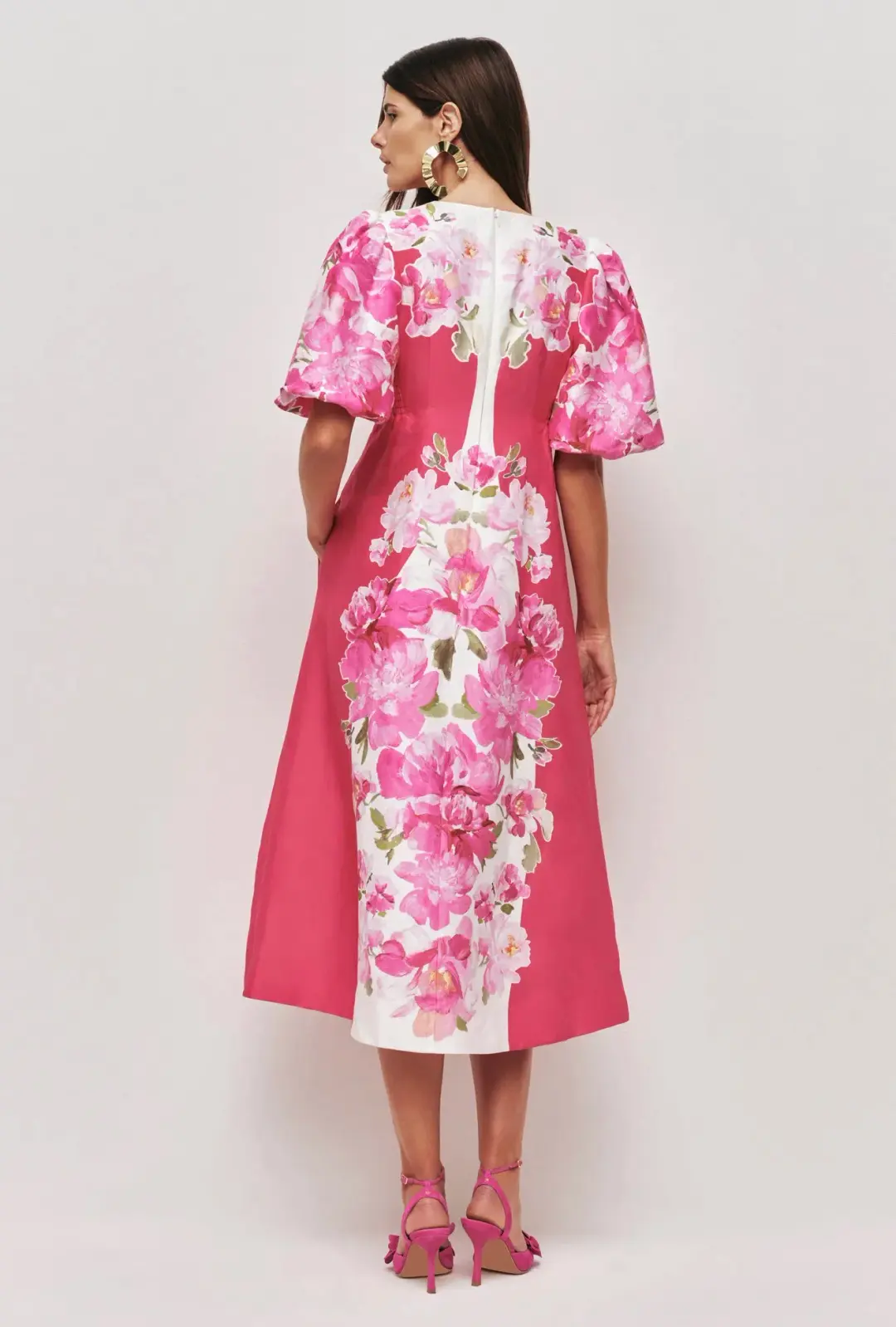 OVERFLOW KNOTTED MIDI DRESS for rent on The Volte - main image