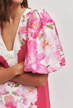 OVERFLOW KNOTTED MIDI DRESS for rent on The Volte - image 3