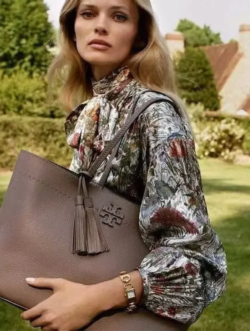 Tory Burch Vanessa Silk Metallic Midi Dress AU 8 / S for rent on The Volte - main image