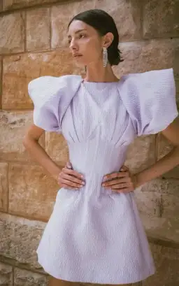 Rachel Gilbert Emiko Mini Dress in Blue for rent on The Volte - image 1