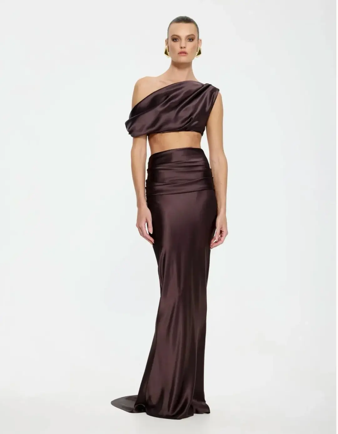 Effie Kats - Perez Set - Chocolate - Size M/10 for rent on The Volte - main image