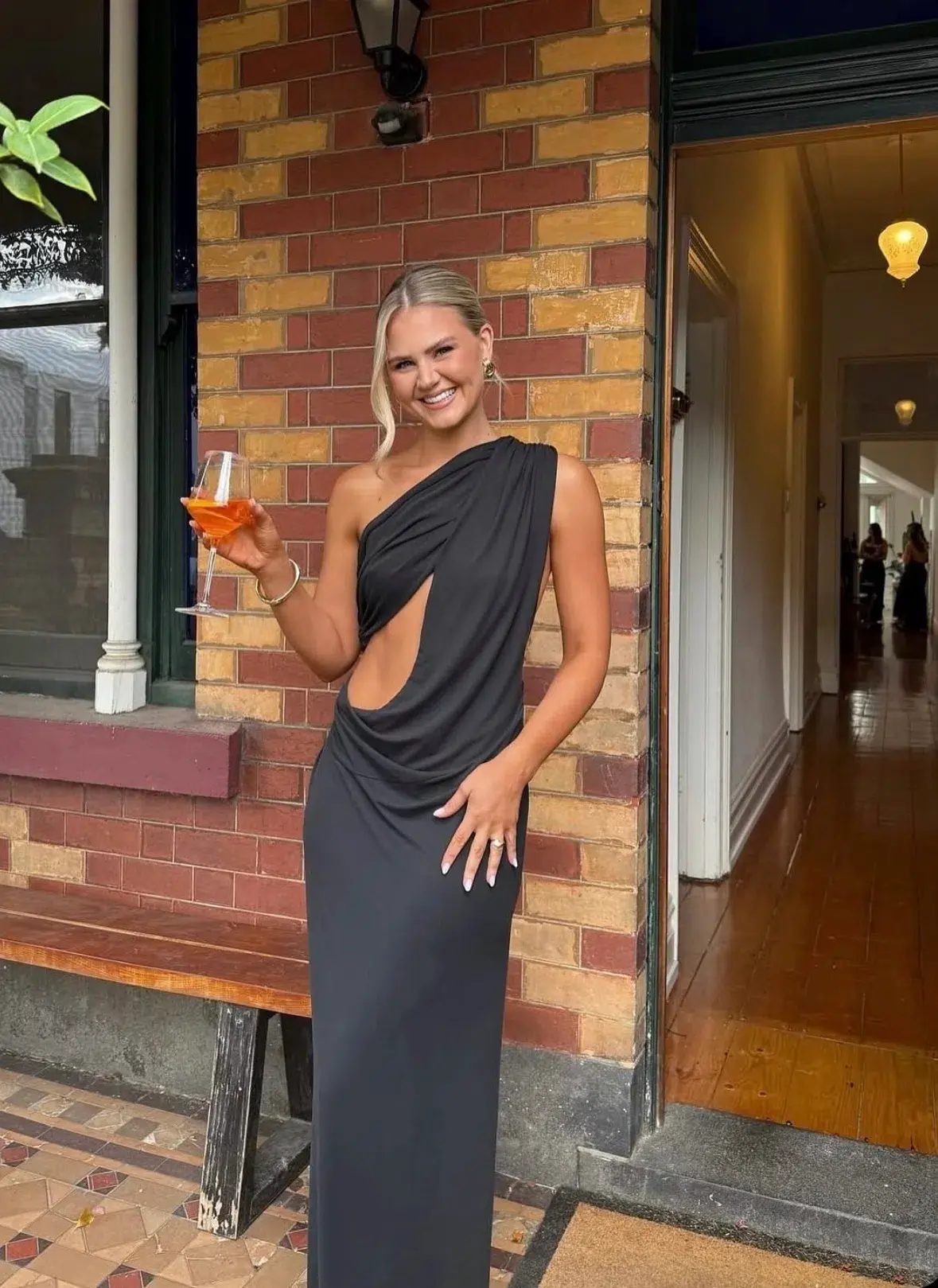 MISHA THE SOLSTICE CUPRO DRESS in BLACK SIZE S / 8 AU - Image 1