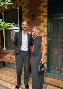 MISHA THE SOLSTICE CUPRO DRESS in BLACK SIZE M / 10 AU for rent on The Volte - image 2