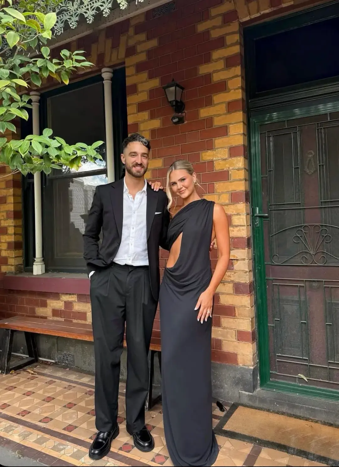 MISHA THE SOLSTICE CUPRO DRESS in BLACK SIZE M / 10 AU for rent on The Volte - main image