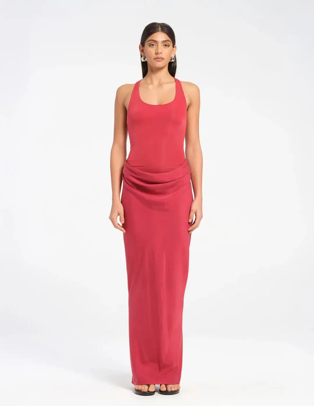 Benni Jade Maxi Dress Red Size 8 for rent on The Volte - main image
