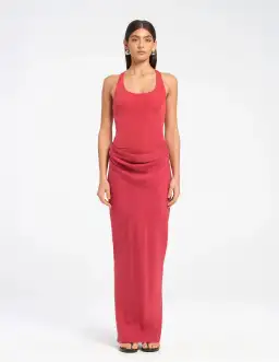 Benni Jade Maxi Dress Red Size 8 for rent on The Volte - image 3
