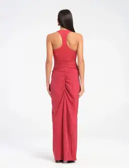 Benni Jade Maxi Dress Red Size 8 for rent on The Volte - image 4